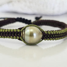 Load image into Gallery viewer, READY TO SHIP Unisex Woven Graded Civa Fiji Pearl Bracelet - FJD$