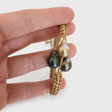 Load image into Gallery viewer, Unisex Civa Fiji Pearl Trio Bracelet - Nylon FJD$