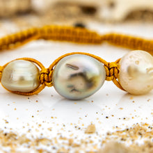 Load image into Gallery viewer, READY TO SHIP Unisex Civa Fiji Pearl Trio Bracelet - FJD$