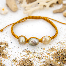 Load image into Gallery viewer, READY TO SHIP Unisex Civa Fiji Pearl Trio Bracelet - FJD$