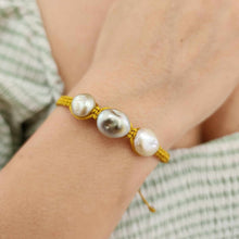 Load image into Gallery viewer, READY TO SHIP Unisex Civa Fiji Pearl Trio Bracelet - FJD$