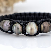 Load image into Gallery viewer, CONTACT US TO RECREATE THIS SOLD OUT STYLE Unisex Woven Civa Fiji Pearl Bracelet - FJD$