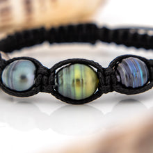 Load image into Gallery viewer, CONTACT US TO RECREATE THIS SOLD OUT STYLE Unisex Woven Civa Fiji Pearl Bracelet - FJD$