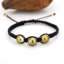 Load image into Gallery viewer, READY TO SHIP Unisex Woven Civa Fiji Graded Pearl Bracelet - FJD$