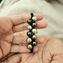 Load image into Gallery viewer, CONTACT US TO RECREATE THIS SOLD OUT STYLE Unisex Woven Civa Fiji Pearl Bracelet - FJD$