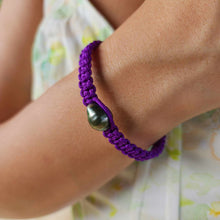 Load image into Gallery viewer, READY TO SHIP Unisex Woven Civa Fiji Pearl Bracelet - FJD$