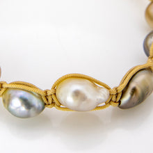 Load image into Gallery viewer, READY TO SHIP Unisex Civa Fiji Keshi Pearl Bracelet - Nylon FJD$