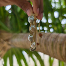 Load image into Gallery viewer, READY TO SHIP Unisex Civa Fiji Keshi Pearl Bracelet - Nylon FJD$