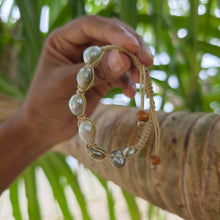 Load image into Gallery viewer, READY TO SHIP Unisex Civa Fiji Keshi Pearl Bracelet - Nylon FJD$