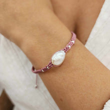 Load image into Gallery viewer, READY TO SHIP Civa Fiji Keshi Pearl Bracelet - Nylon FJD$