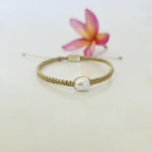Load image into Gallery viewer, READY TO SHIP Unisex Woven Freshwater Pearl Bracelet - FJD$