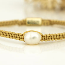 Load image into Gallery viewer, READY TO SHIP Unisex Woven Freshwater Pearl Bracelet - FJD$