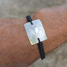 Load image into Gallery viewer, READY TO SHIP Unisex Mother of Pearl Nylon Bracelet - FJD$