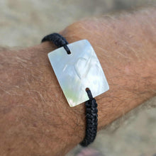 Load image into Gallery viewer, READY TO SHIP Unisex Mother of Pearl Nylon Bracelet - FJD$