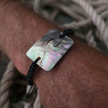 Load image into Gallery viewer, READY TO SHIP Unisex Mother of Pearl Nylon Bracelet - FJD$