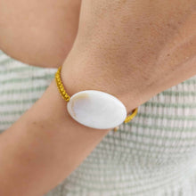 Load image into Gallery viewer, READY TO SHIP Unisex Mother of Pearl Nylon Bracelet - FJD$