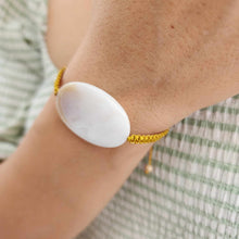 Load image into Gallery viewer, READY TO SHIP Unisex Mother of Pearl Nylon Bracelet - FJD$