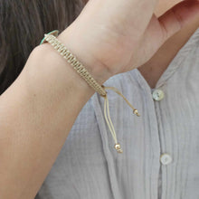 Load image into Gallery viewer, READY TO SHIP Unisex Resin Leaf Woven Bracelet - Nylon FJD$