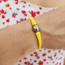 Load image into Gallery viewer, READY TO SHIP Unisex Civa Pearl Bracelet - Soft Stretch Rubber FJD$