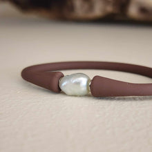 Load image into Gallery viewer, READY TO SHIP Unisex Freshwater Pearl Bracelet - Soft Stretch Rubber FJD$