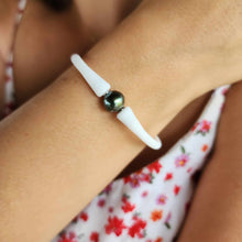 Load image into Gallery viewer, READY TO SHIP Unisex Civa Fiji Pearl Bracelet - Soft Stretch Rubber FJD$