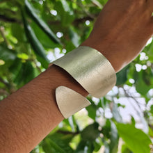 Load image into Gallery viewer, READY TO SHIP Textured Recycled Silver Cuff - 925 Sterling Silver FJD$