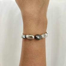 Load image into Gallery viewer, CONTACT US TO RECREATE THIS SOLD OUT STYLE Fiji Baroque & Keshi Pearl Bracelet in 925 Sterling Silver - FJD$