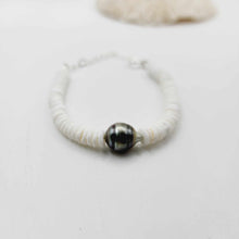 Load image into Gallery viewer, CONTACT US TO RECREATE THIS SOLD OUT STYLE Fiji Saltwater Pearl & Shell Bracelet in 925 Sterling Silver - FJD$