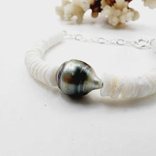 Load image into Gallery viewer, CONTACT US TO RECREATE THIS SOLD OUT STYLE Fiji Saltwater Pearl & Shell Bracelet in 925 Sterling Silver - FJD$