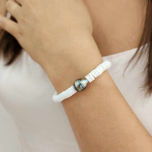 Load image into Gallery viewer, CONTACT US TO RECREATE THIS SOLD OUT STYLE Fiji Saltwater Pearl & Shell Bracelet in 925 Sterling Silver - FJD$