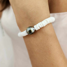 Load image into Gallery viewer, CONTACT US TO RECREATE THIS SOLD OUT STYLE Fiji Saltwater Pearl & Shell Bracelet in 925 Sterling Silver - FJD$