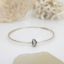 Load image into Gallery viewer, READY TO SHIP Civa Fiji Saltwater Keshi Pearl Bangle - 925 Sterling Silver FJD$