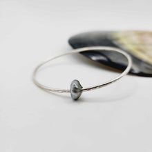 Load image into Gallery viewer, READY TO SHIP Civa Fiji Saltwater Keshi Pearl Bangle - 925 Sterling Silver FJD$