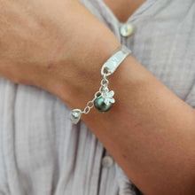 Load image into Gallery viewer, CONTACT US TO RECREATE THIS SOLD OUT STYLE Graded Civa Fiji Pearl & Frangipani Charm Bracelet - 925 Sterling Silver FJD$