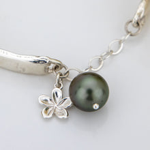 Load image into Gallery viewer, CONTACT US TO RECREATE THIS SOLD OUT STYLE Graded Civa Fiji Pearl & Frangipani Charm Bracelet - 925 Sterling Silver FJD$