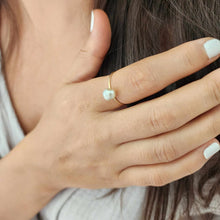 Load image into Gallery viewer, READY TO SHIP Fiji Keshi Pearl Ring - 14k Gold Fill FJD$