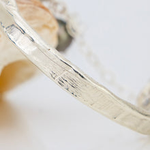 Load image into Gallery viewer, READY TO SHIP Civa Fiji Pearl Organic Cast Bracelet with Frangipani charm - 925 Sterling Silver FJD$