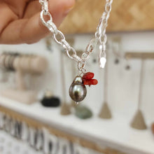 Load image into Gallery viewer, READY TO SHIP Civa Fiji Pearl & Coral Bracelet - 925 Sterling Silver FJD$