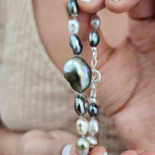 Load image into Gallery viewer, READY TO SHIP Civa Fiji Keshi & Baroque Pearl Bracelet - 925 Sterling Silver FJD$