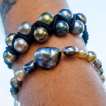 Load image into Gallery viewer, READY TO SHIP Civa Fiji Keshi & Baroque Pearl Bracelet - 925 Sterling Silver FJD$