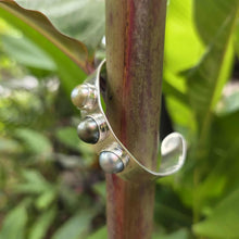 Load image into Gallery viewer, CONTACT US TO RECREATE THIS SOLD OUT STYLE Civa Fiji Saltwater Bezel Set Pearl Cuff - 925 Sterling Silver FJD$