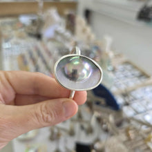 Load image into Gallery viewer, READY TO SHIP Fiji Mabe Pearl Cuff - 925 Sterling Silver FJD$