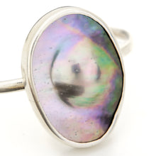 Load image into Gallery viewer, READY TO SHIP Fiji Mabe Pearl Cuff - 925 Sterling Silver FJD$