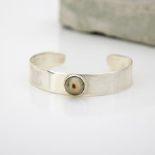 Load image into Gallery viewer, READY TO SHIP Fiji Pearl Bezel Set Cuff - 925 Sterling Silver FJD$
