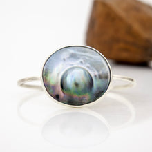 Load image into Gallery viewer, READY TO SHIP Fiji Mabe Pearl Cuff - 925 Sterling Silver FJD$