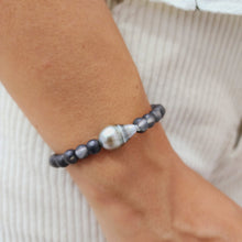 Load image into Gallery viewer, READY TO SHIP Bead Saltwater Pearl Bracelet in 925 Sterling Silver - FJD$