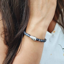 Load image into Gallery viewer, READY TO SHIP Bead Saltwater Pearl Bracelet in 925 Sterling Silver - FJD$