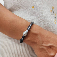 Load image into Gallery viewer, READY TO SHIP Bead Saltwater Pearl Bracelet in 925 Sterling Silver - FJD$