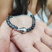 Load image into Gallery viewer, READY TO SHIP Bead Saltwater Pearl Bracelet in 925 Sterling Silver - FJD$