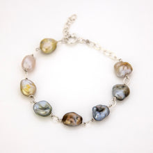 Load image into Gallery viewer, READY TO SHIP Civa Fiji Keshi Pearl Bracelet - 925 Sterling Silver FJD$